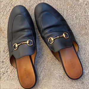 Genuine Gucci Princetown Leather Mules
